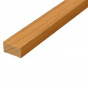 Balk hardhout gevingerlast 40 x 60 mm (1,80 mtr)