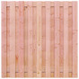 Schutting XL Douglas recht 17L rvs (200 x 200 cm) gezaagd schermdikte 4,5 cm