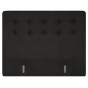 Boxspring hoofdbord | stof Inari zwart 100 | 160 cm geknoopt