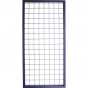 Draadscherm Bari antraciet composiet kader met zwart draad (90 x 180 cm)