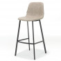 Barkruk Monza - leer Vintage beige