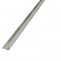 Aanslaglat / hoekstrip - Aluminium - 2 x 2 x 200 cm