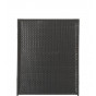 Schutting wicker | Trend recht zwart (115 x 140 cm)