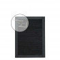 Tuindeur vuren Plank recht zwart incl. beslag (100 x 125 cm)