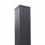 Tuinpaal Modular/Mix & Match antraciet aluminium 6,8 x 6,8 cm tbv schutting 200 cm
