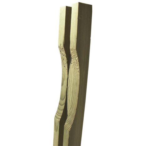 Ventilatielat vuren geïmpregneerd 2,1 x 4,5 cm