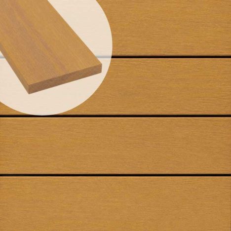 Vlonderplank hardhout Bankirai 2,5 x 14,5 cm vlak