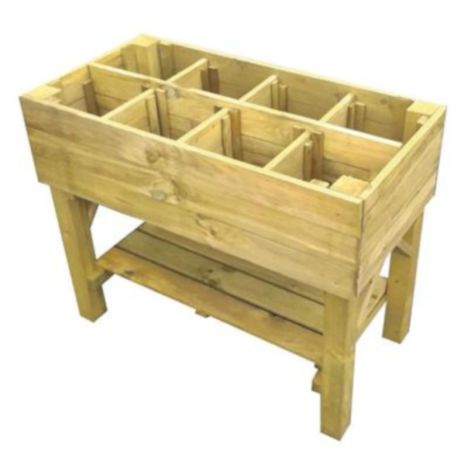 Werktafel trendline vuren  groen geïmpregneerd 100 x 50 x 80 cm