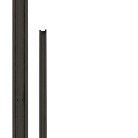 Aluminium deurstopper tbv Design antraciet gepoedercoat (180 cm)