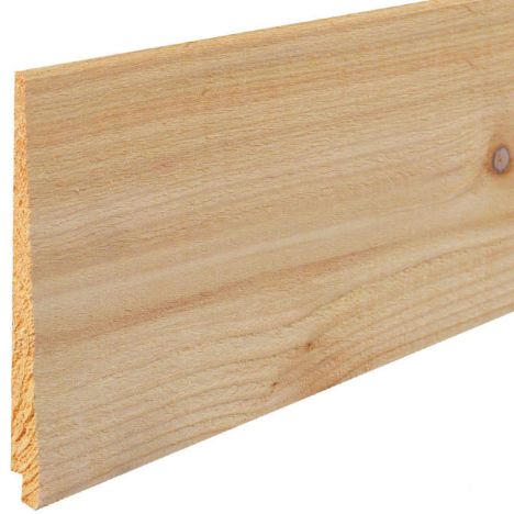 Zweeds rabat STK Red Cedar 0,6/1,8 x 17,0/18,9 cm fijnbezaagd
