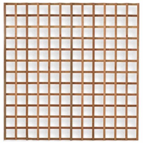 Trellis scherm hardhout Almendrillo recht (177 x 180 cm)