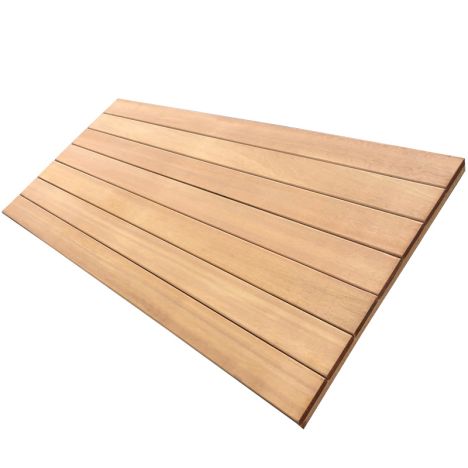 Terrastegel hardhout Bankirai 7/3L 15 mm 50 x 100 cm (30 mm) vlak