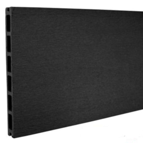 Modular lamel - composiet - antraciet - 180 x 20 cm (2 stuks)