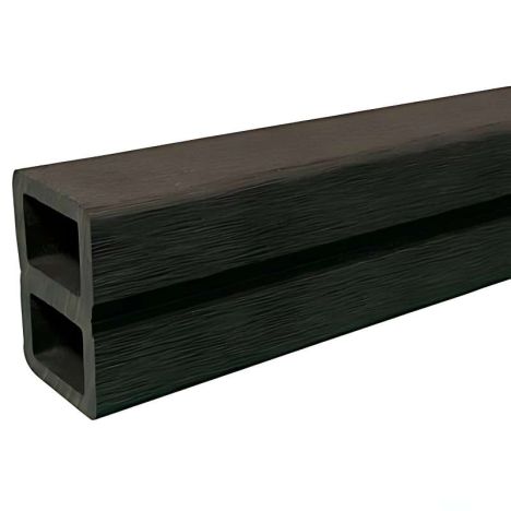 Onderregel composiet lava 4,00 mtr (set van 2 stuks)