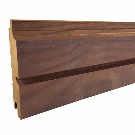 Rhombusprofiel Radiata pine thermo - dubbele Rhombus 2,8 x 14 cm