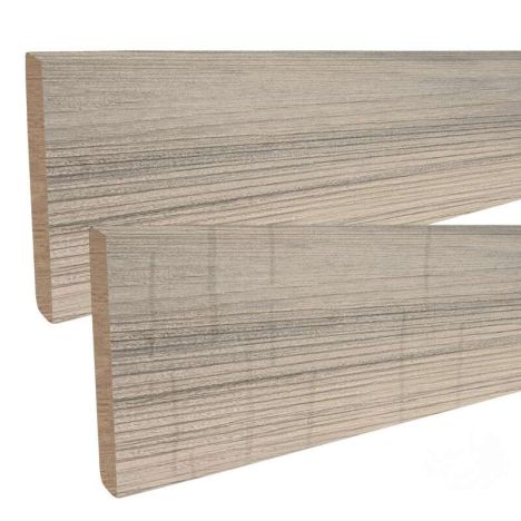 Randafwerking composiet Ibiza grijs (2,2 mtr)