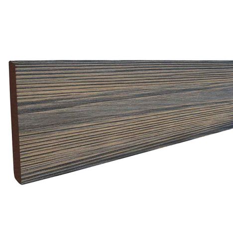 Randafwerking composiet driftwood dark (3 mtr)