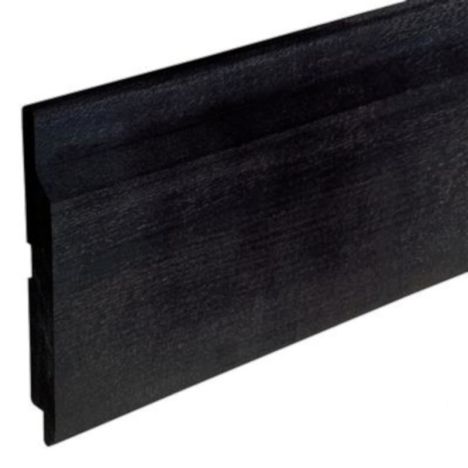 Vuren zwart 1,9 x 15,5 cm - 3.00 meter