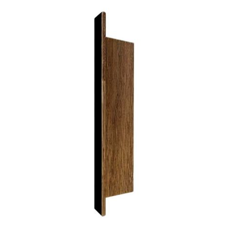 Slotklos hout zwart - smal