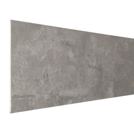 Stootbord - SPC - Beton Grijs - 130 x 20 cm
