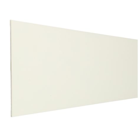 Stootbord - SPC - Wit RAL9001 - 130 x 20 cm