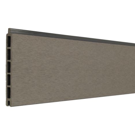 Mix & Match lamel - composiet - rock grey - 180 x 14 cm (2 stuks)