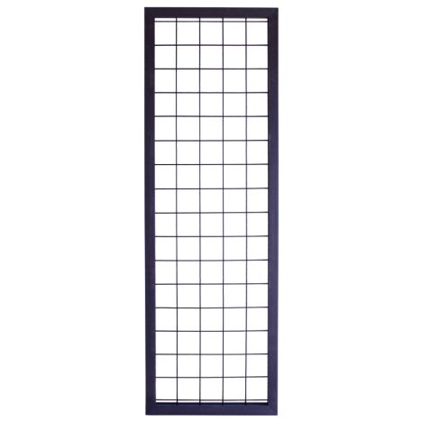 Draadscherm Bari antraciet composiet kader met zwart draad (60 x 180 cm)