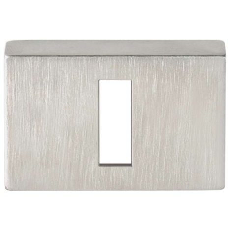 Sleutelrozet Wings - rechthoekig mat chroom