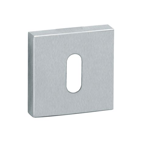 Sleutelrozet Forza Benita vierkant | Mat RVS