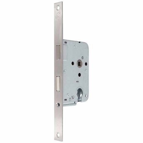 Magneet binnendeurslot RVS - cilinderslot