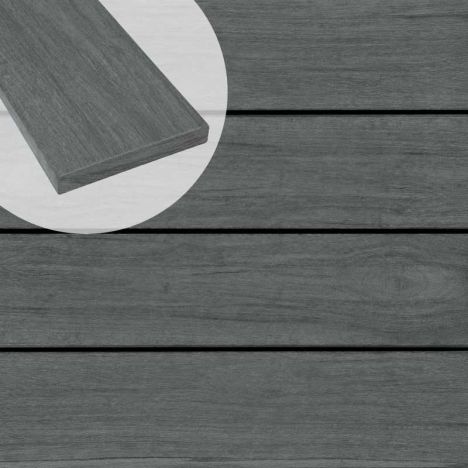 Vlonderplank Accoya gray 2,1 x 14,0 cm vlak voor clips