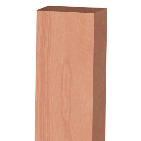Open gevelbekleding Red Cedar verticaal 1,8 x 6,7 cm