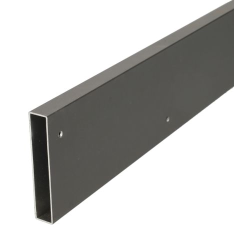 Ligger aluminium antraciet 180 x 7 cm (4 stuks) incl. schroeven