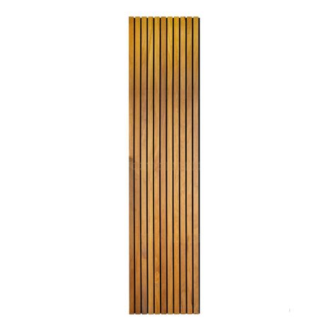 Lattenwand hardhout Stripes Black 3,6 x 55 x 236 cm