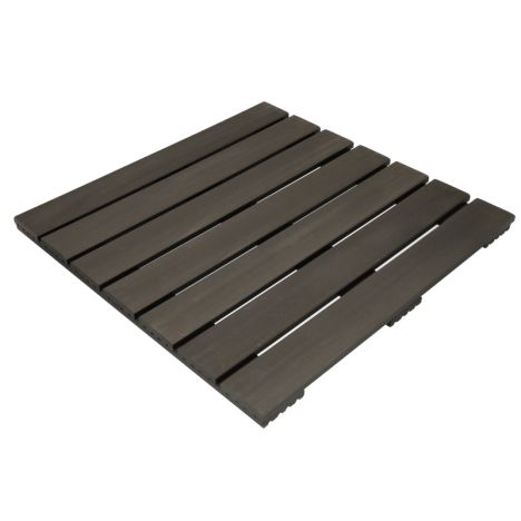 Terrastegel composiet 50 x 50 cm antraciet FSC (24 mm) massief