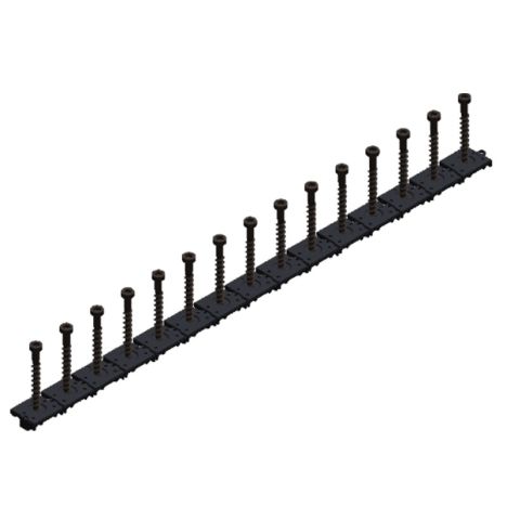 Hulk Chain collated clips RVS zwart 150 stuks per doos