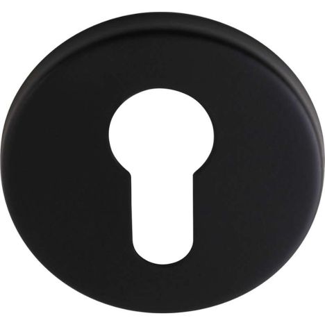 Deurbeslag - Formentera - Cilinderrozet - Zwart gepoedercoat