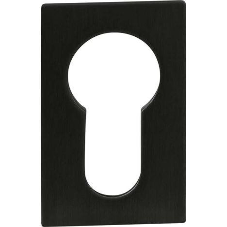 Deurbeslag - Mallorca - Cilinderrozet- Zwart gepoedercoat