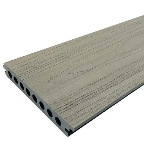 Vlonderplank composiet semi massief co-extrusie naadloos 2,1 x 14 cm Dark Grey (4 mtr)