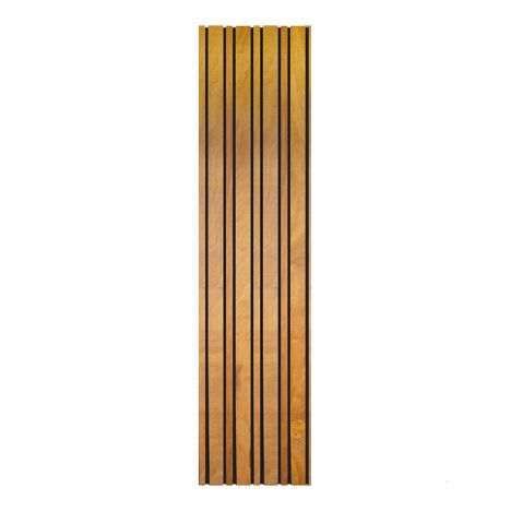 Lattenwand hardhout mix Stripes Black 3,6 x 55 x 236 cm