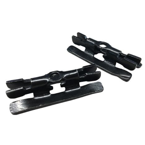Bevestigingsclips RVS incl schroeven+boor+bitje (100 stuks)