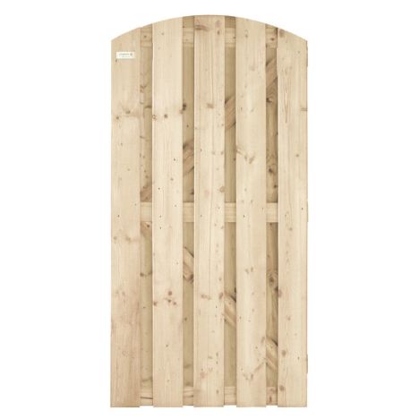 Tuindeur verduurzaamd grenen - Toog (90 x 180 cm) dikte 3,9 cm