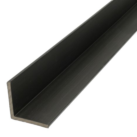 Composiet hoekprofiel black - 60 x 60 x 2900 mm