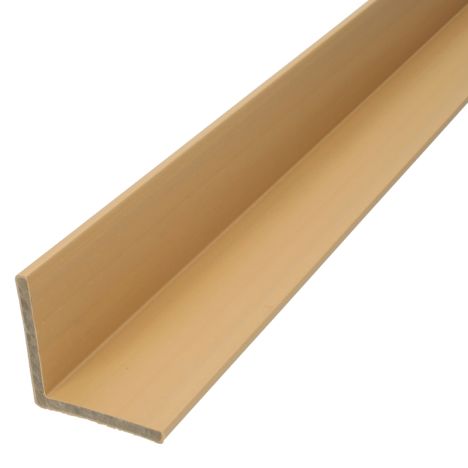 Composiet hoekprofiel cedar - 60 x 60 x 2900 mm