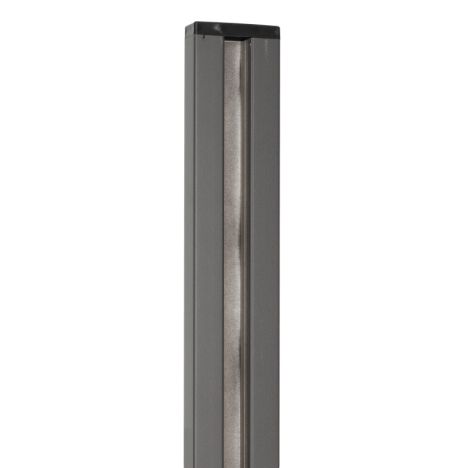 Wandprofiel zelfbouw Modular/Mix & Match antraciet aluminium 2,5 x 6,8 x 200 cm