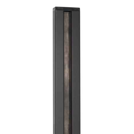 Wandprofiel zelfbouw Modular/Mix & Match zwart aluminium 2,5 x 6,8 x 200 cm