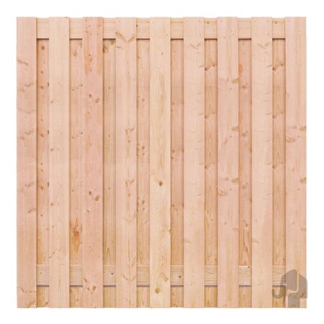 Schutting XL Douglas recht 17L rvs (200 x 200 cm) gezaagd schermdikte 4,5 cm