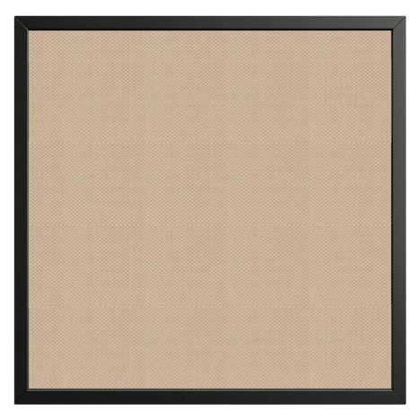Schutting Sereno Textileen Sahara Weave - Zwart aluminium kader (180 x 180 cm)