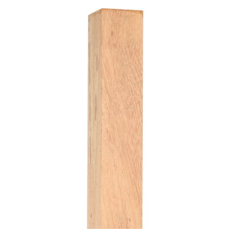 Paal hardhout gelamineerd gevingerlast 7 x 7 cm
