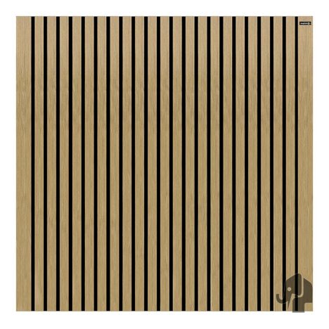 Schutting composiet co-ex Stripes Black - Eik (180 x 180 cm)